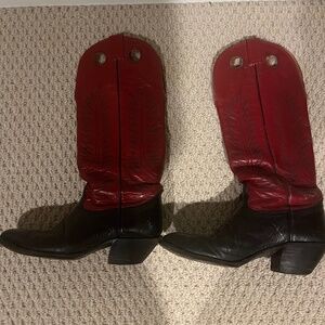 Vintage men’s nocona red cowboy boots